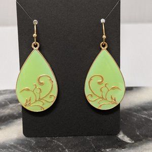 Gold Scroll Earrings